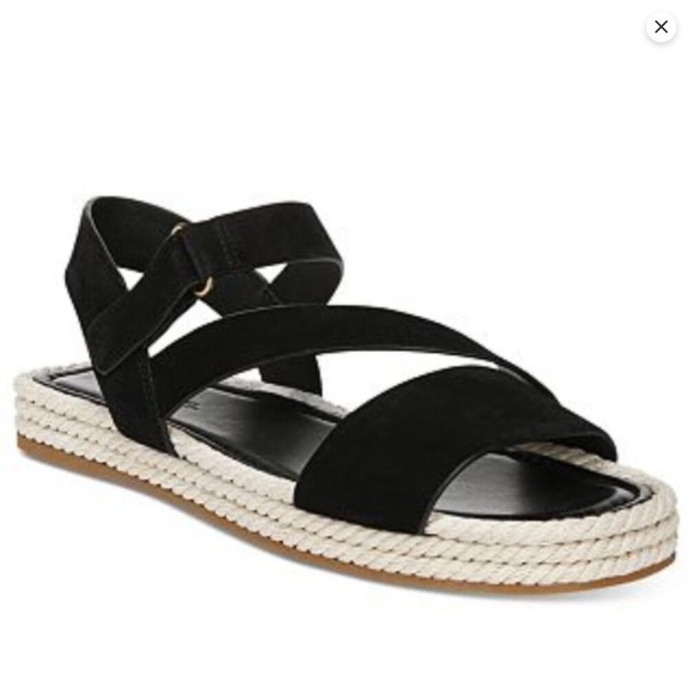 Vince Eliana espadrille suede strappy sandals size 7